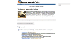 Desktop Screenshot of panssarivau.nu